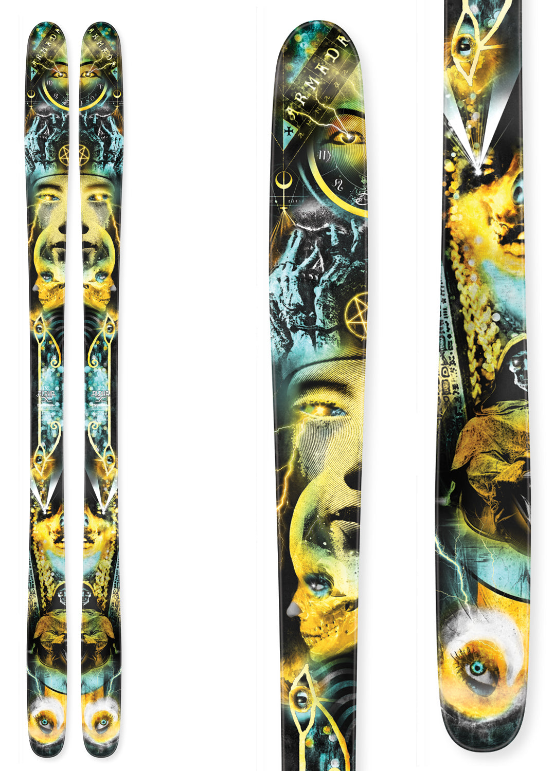 Armada Alpha X Skis 2014 Front View