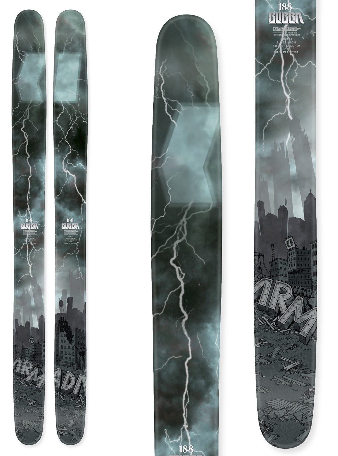Armada Bubba Skis 2014 Front View