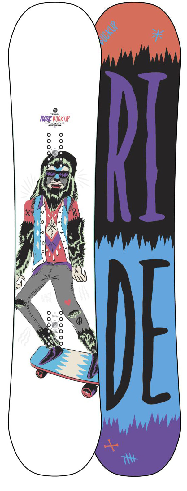 Ride Buck Up Snowboard 2014