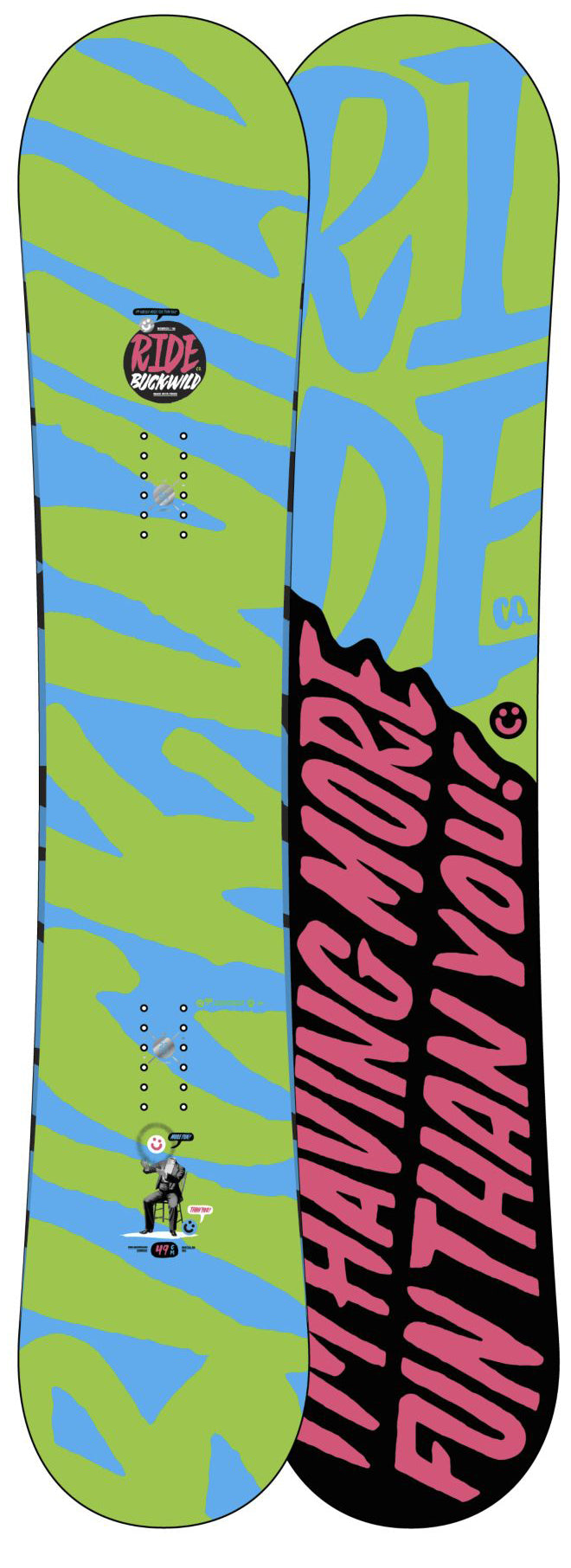 Ride Buckwild Snowboard 2014