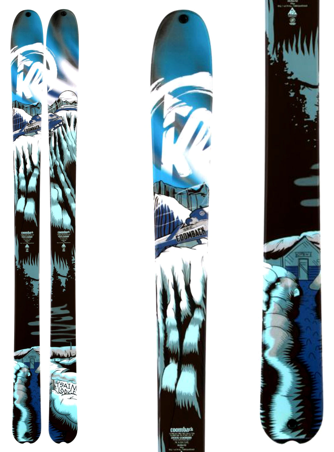 K2 COOMBAck Skis 2014 Detail 1 View