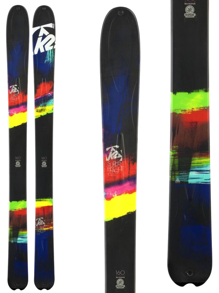 K2 SuperBright 102 Skis - Women's 2014 Detail 1 View