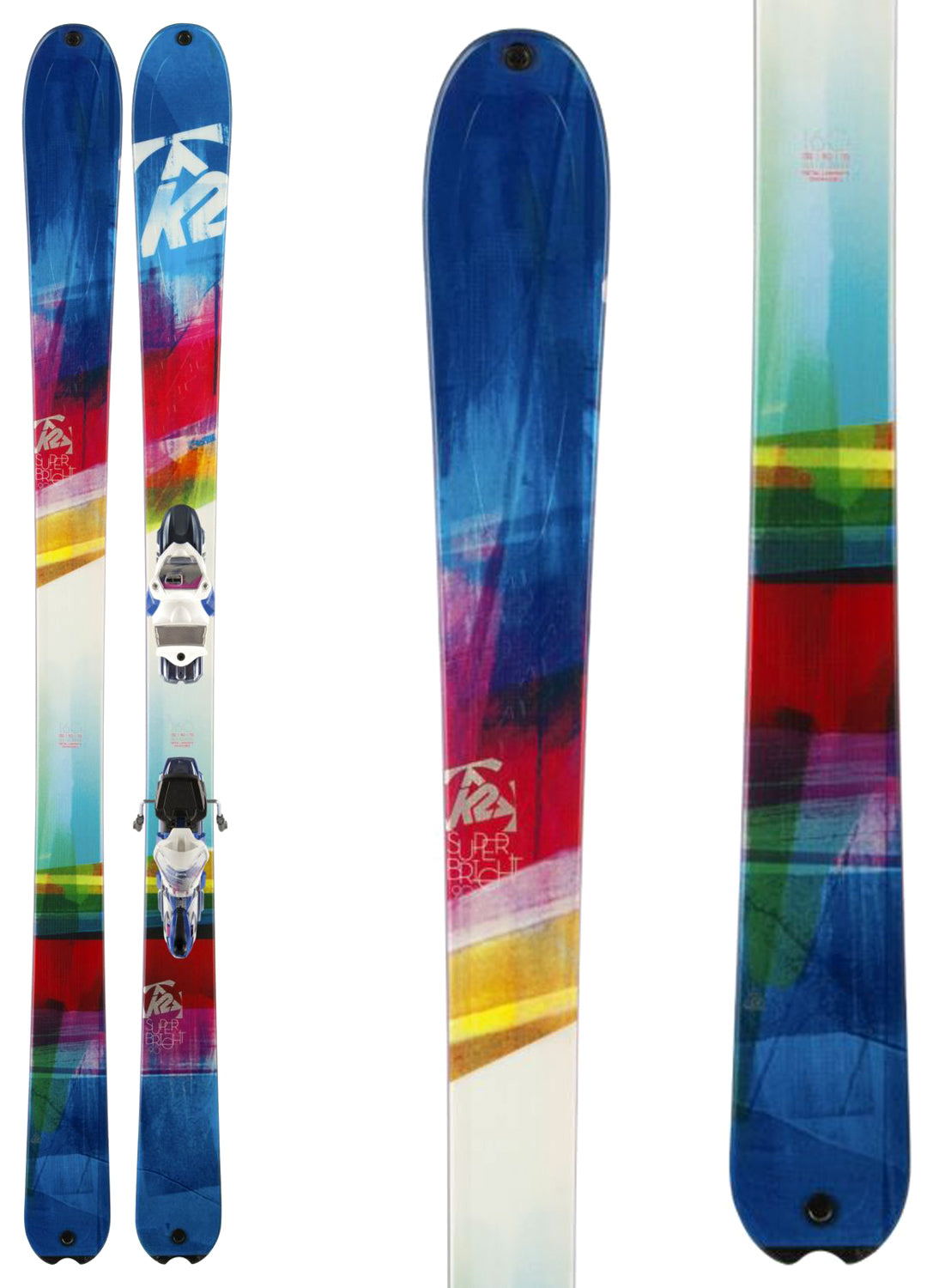 K2 SuperBright 90 Skis - Women's 2014 Detail 1 View