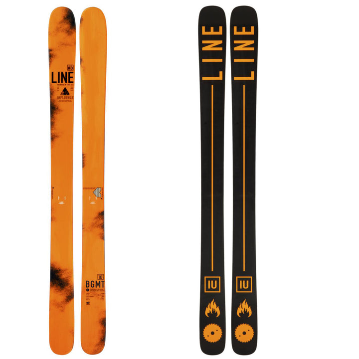 Line Skis Influence Skis 2014 Base View
