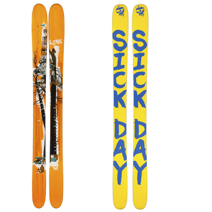 Line Skis Sick Day 110 Skis 2014 Base View