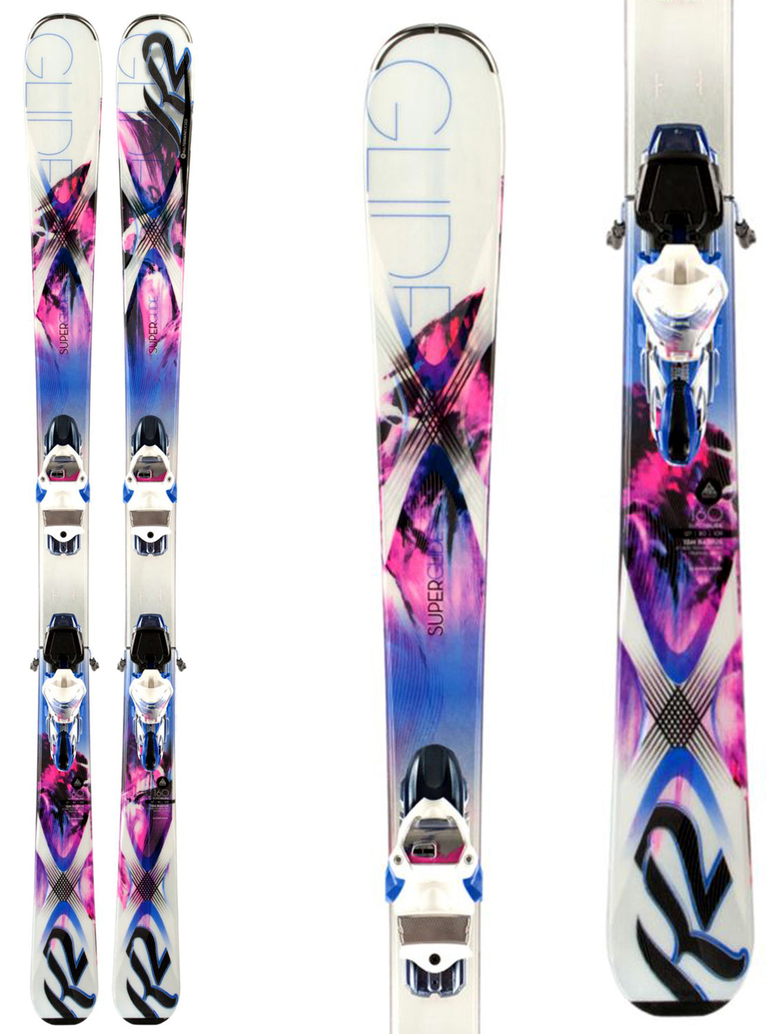 K2 SuperGlide 80 Skis + ERC 11.0 TC Bindings - Women's 2014 Detail 1 View