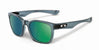 Oakley Garage Rock Sunglasses Crystal Black/Emerald Iridium