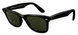 Ray Ban Original Wayfarer 50 Sunglasses Black/G-15 Green