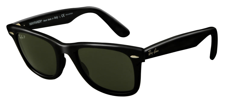 Ray Ban Original Wayfarer 50 Sunglasses Black/G-15 Green