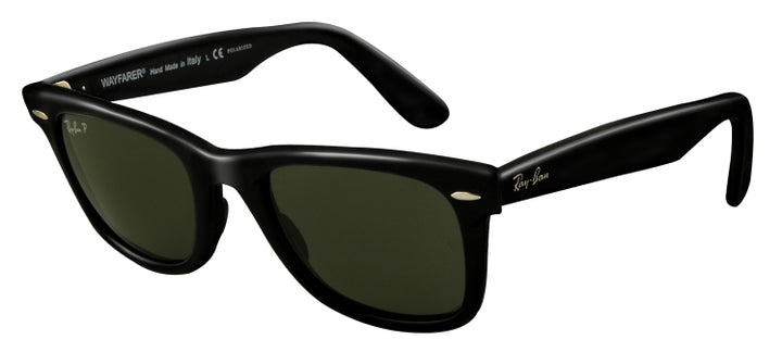Ray Ban Original Wayfarer 50 Sunglasses Black/G-15 Green