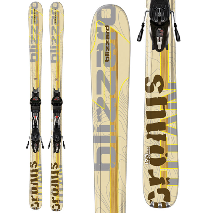Blizzard Titan Cronus Skis + IQ Max 12 Demo Bindings - Used 2012