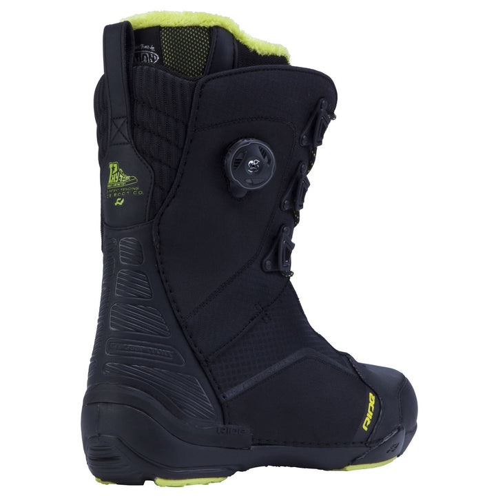 Ride FUL Snowboard Boots 2014 Black Back View