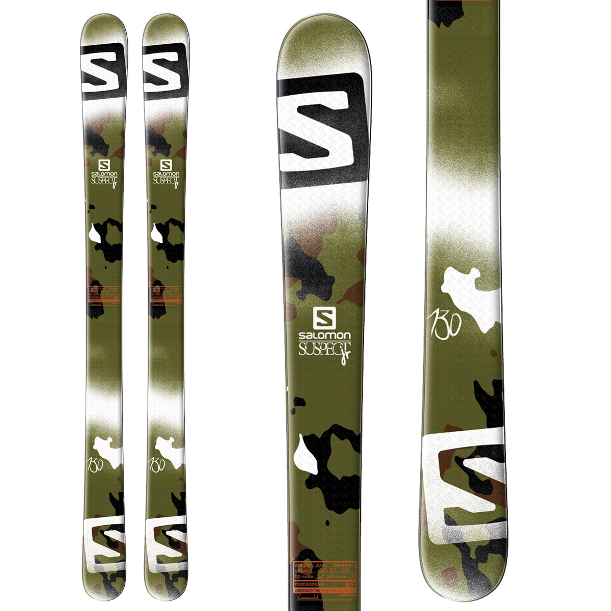Salomon Suspect Jr Skis - Boy's 2014