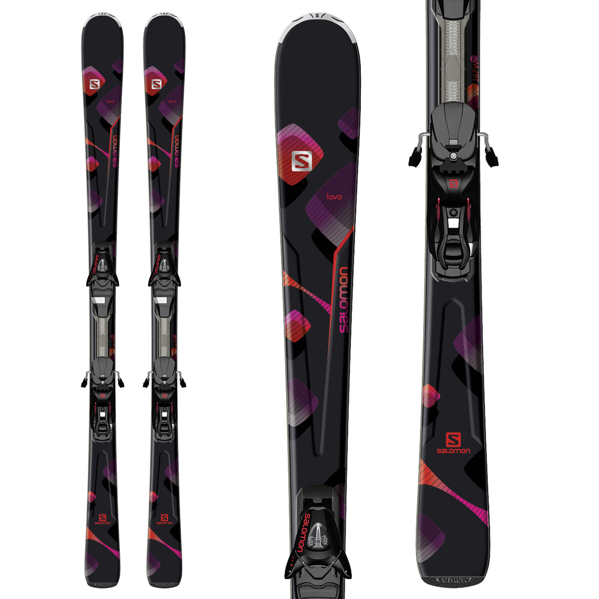 Salomon Lava Skis + L10 Bindings - Women's 2014