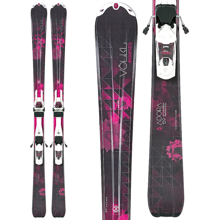 Volkl Adora Skis + Essenza 3Motion TP 10.0 Bindings - Women's 2014