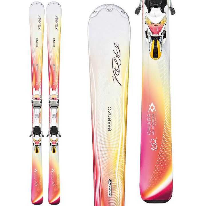 Volkl Chiara Skis + Essenza 4Motion 11.0 TC Bindings - Women's 2014