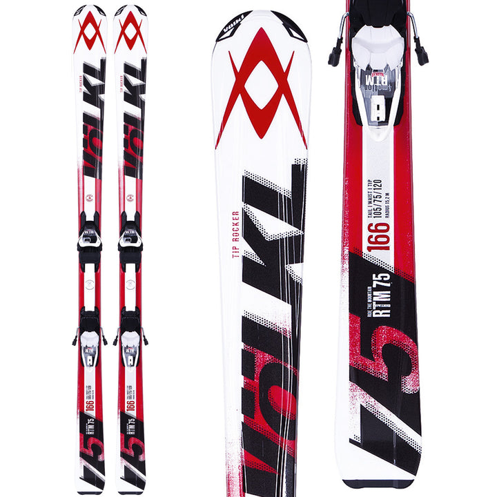 Volkl RTM 75 Skis + 4Motion 10.0 Bindings 2014