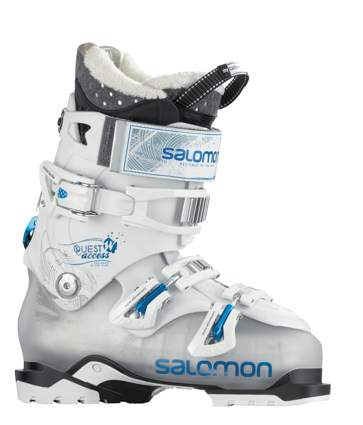 Salomon Quest Access 70 Ski Boots - Women's 2014 Crystal Translucent/White