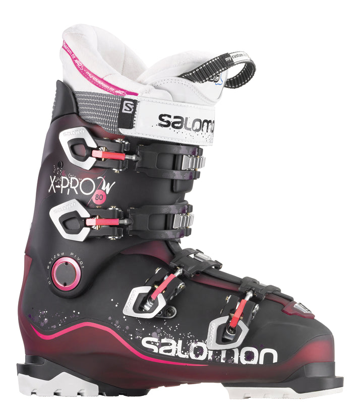 Salomon X Pro 80 Ski Boots - Women's 2014 Purple Translucent/Black
