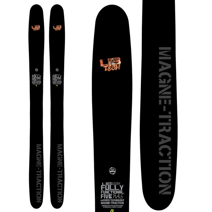 Lib Tech Fully Functional Five NAS ReCurve Skis 2014