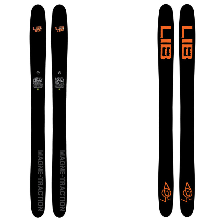 Lib Tech Fully Functional Five NAS ReCurve Skis 2014 Base View