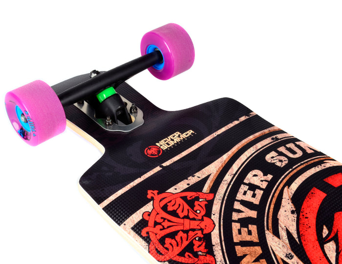 Never Summer Deviant Longboard Complete Detail 2 View