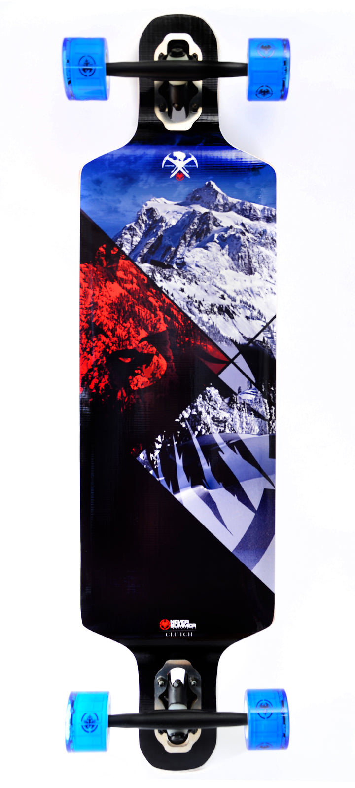 Never Summer Clutch Longboard Complete Bottom View
