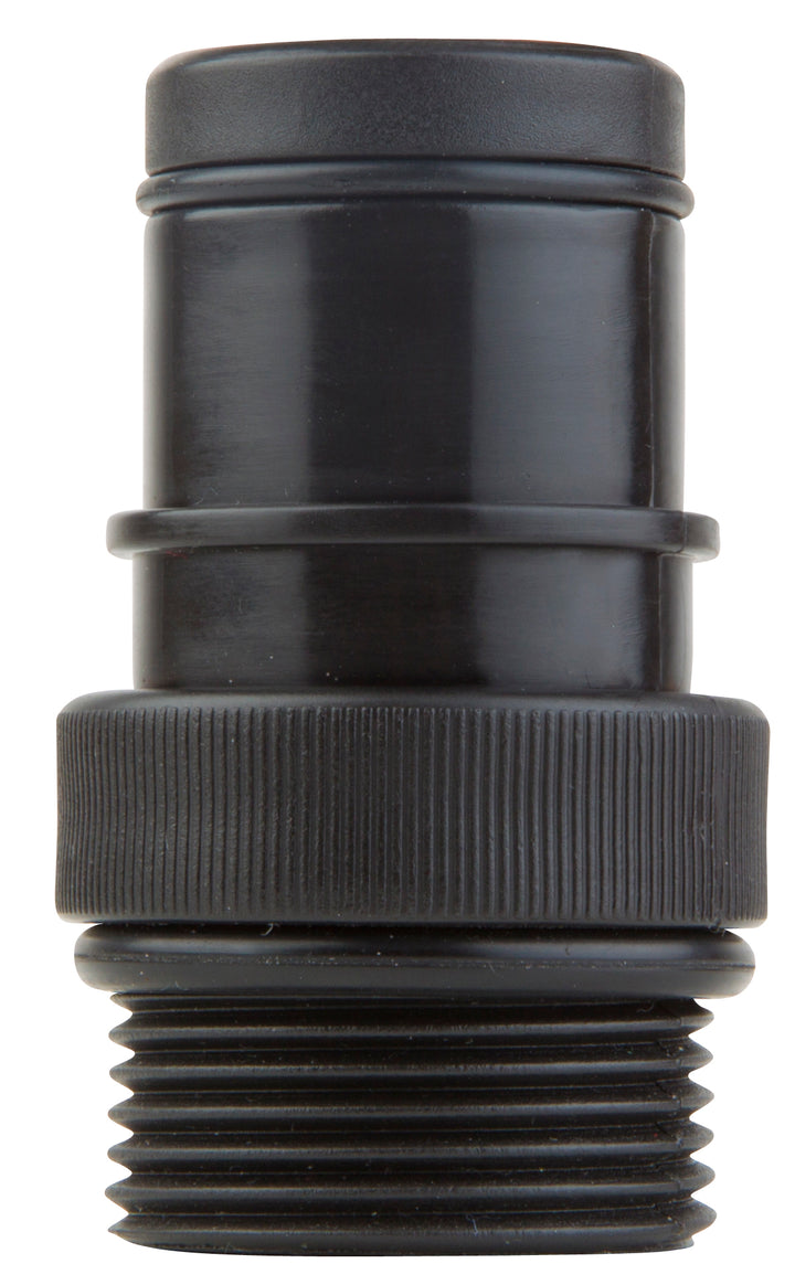 Eight.3 1" Quick Connect Threaded Bag Adaptor Black Detail 1 View
