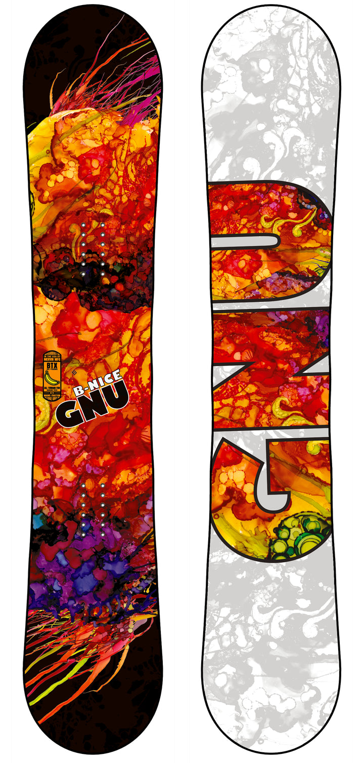 GNU B-Nice BTX Snowboard - Women's 2014 AT Molten Magic