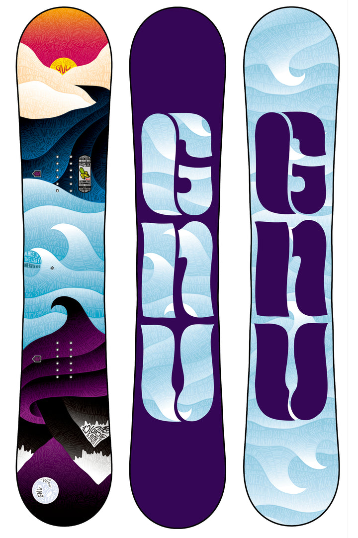 GNU Ladies Choice EC2PBTX Snowboard - Women's 2014 Detail 1 View