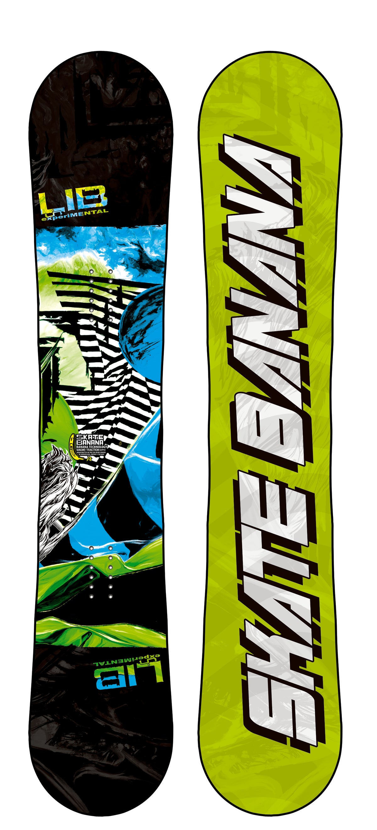 Lib Tech Skate Banana BTX Snowboard 2014 Green/Blue