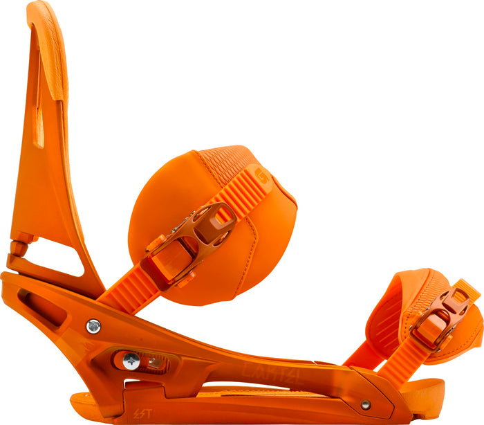Burton Cartel EST Snowboard Bindings 2014 Blood Orange Side View