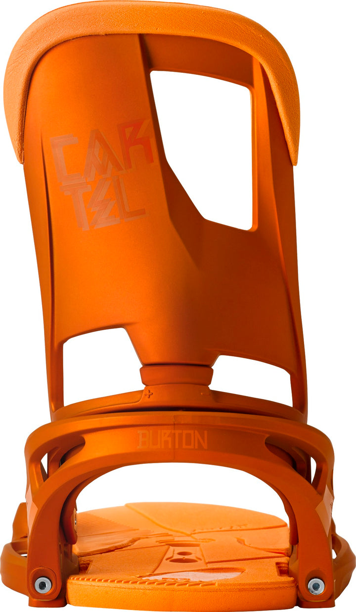 Burton Cartel EST Snowboard Bindings 2014 Blood Orange Back View