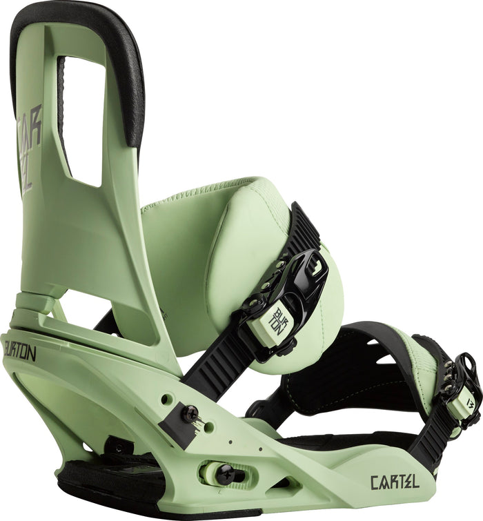 Burton Cartel Snowboard Bindings 2014 Lichen Detail 1 View