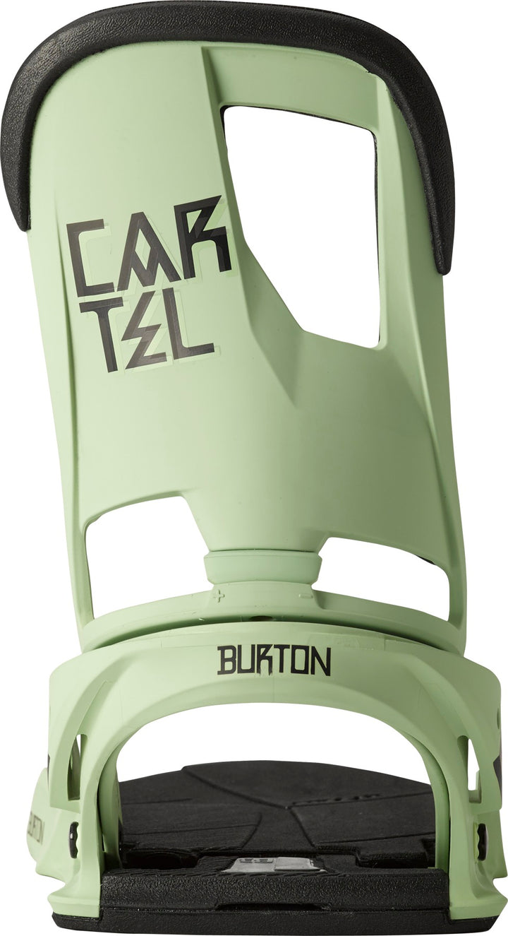 Burton Cartel Snowboard Bindings 2014 Lichen High Back View