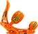 Burton Custom EST Snowboard Bindings 2014 Orange Side View