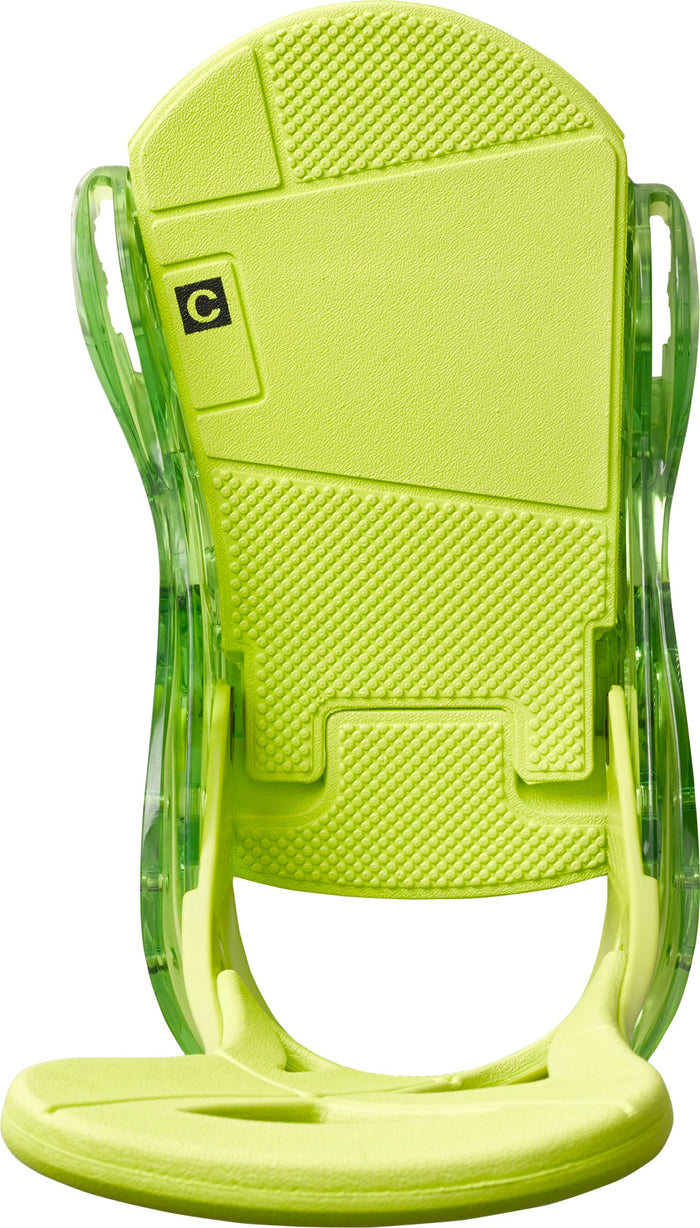 Burton Custom Snowboard Bindings 2014 Lime Top View