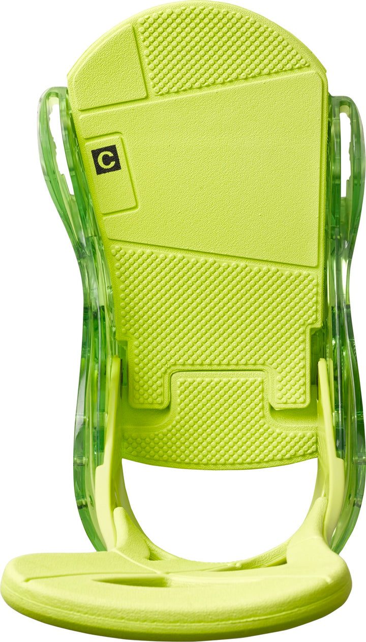 Burton Custom Snowboard Bindings 2014 Lime Top View