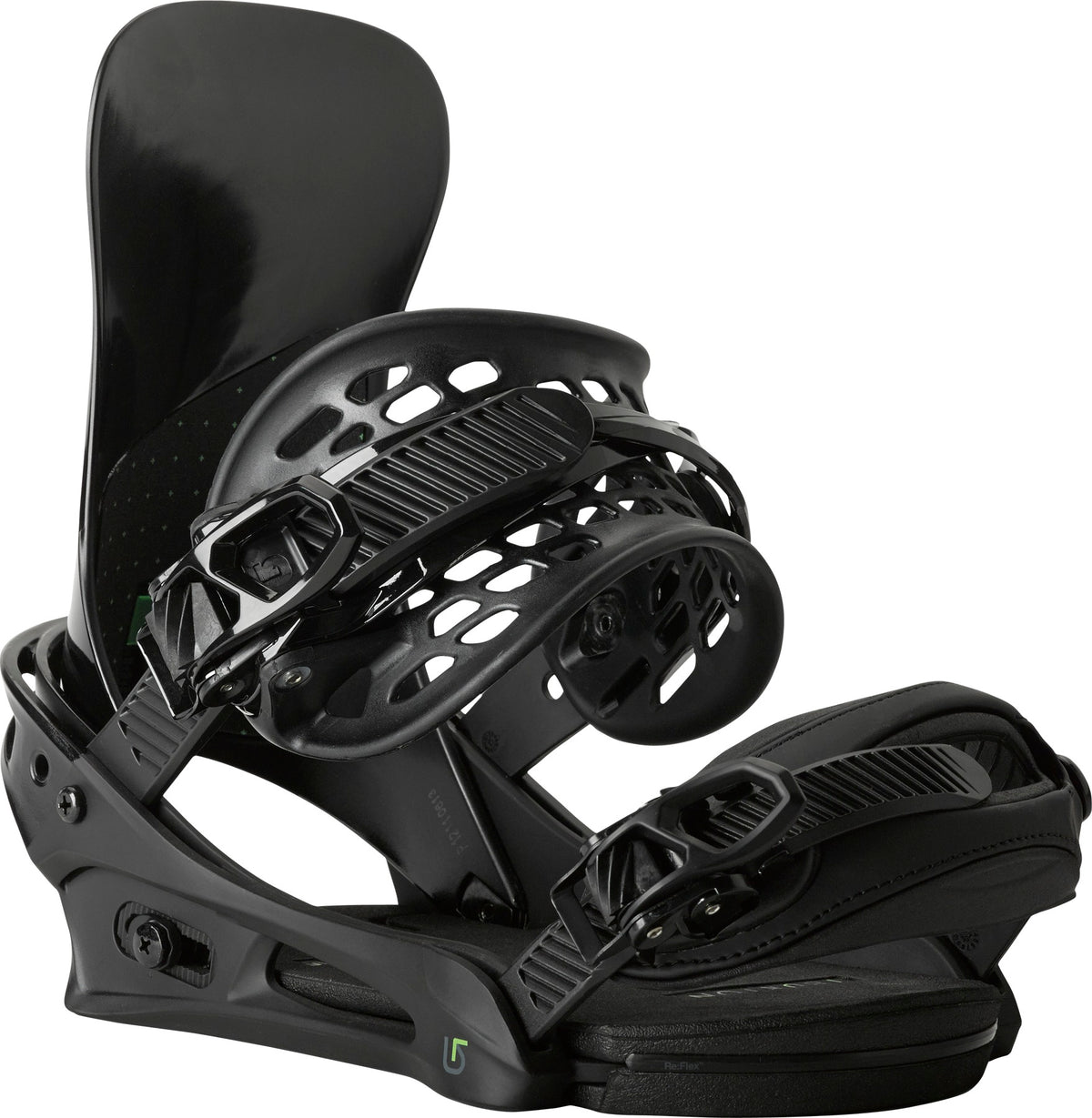 Burton Diode Snowboard Bindings 2014 Black Front View