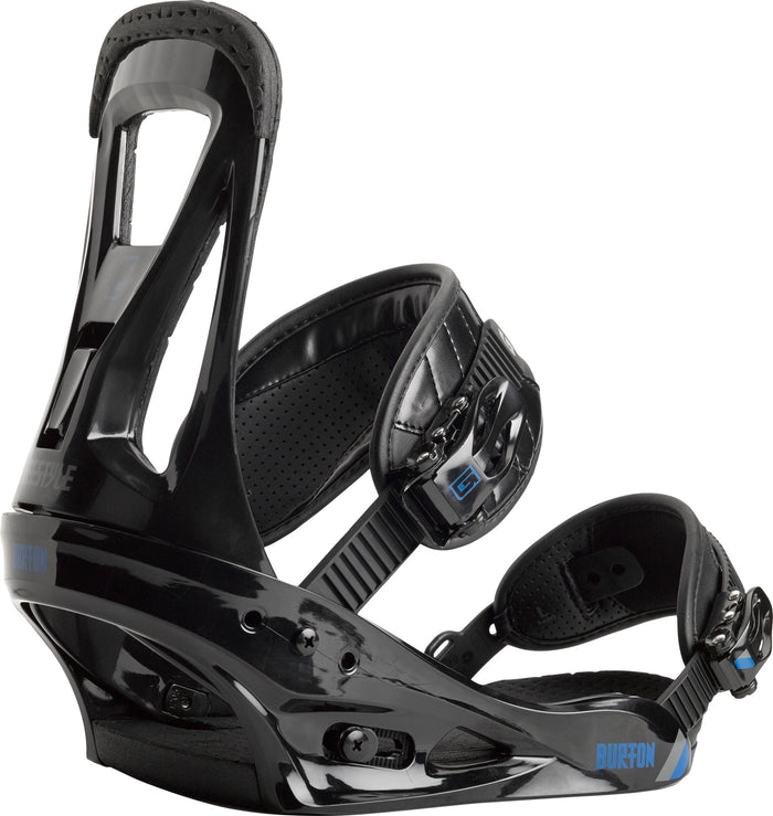 Burton Freestyle Snowboard Bindings 2014 Black Back View