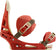 Burton Malavita Snowboard Bindings 2014 Red Wood Side View