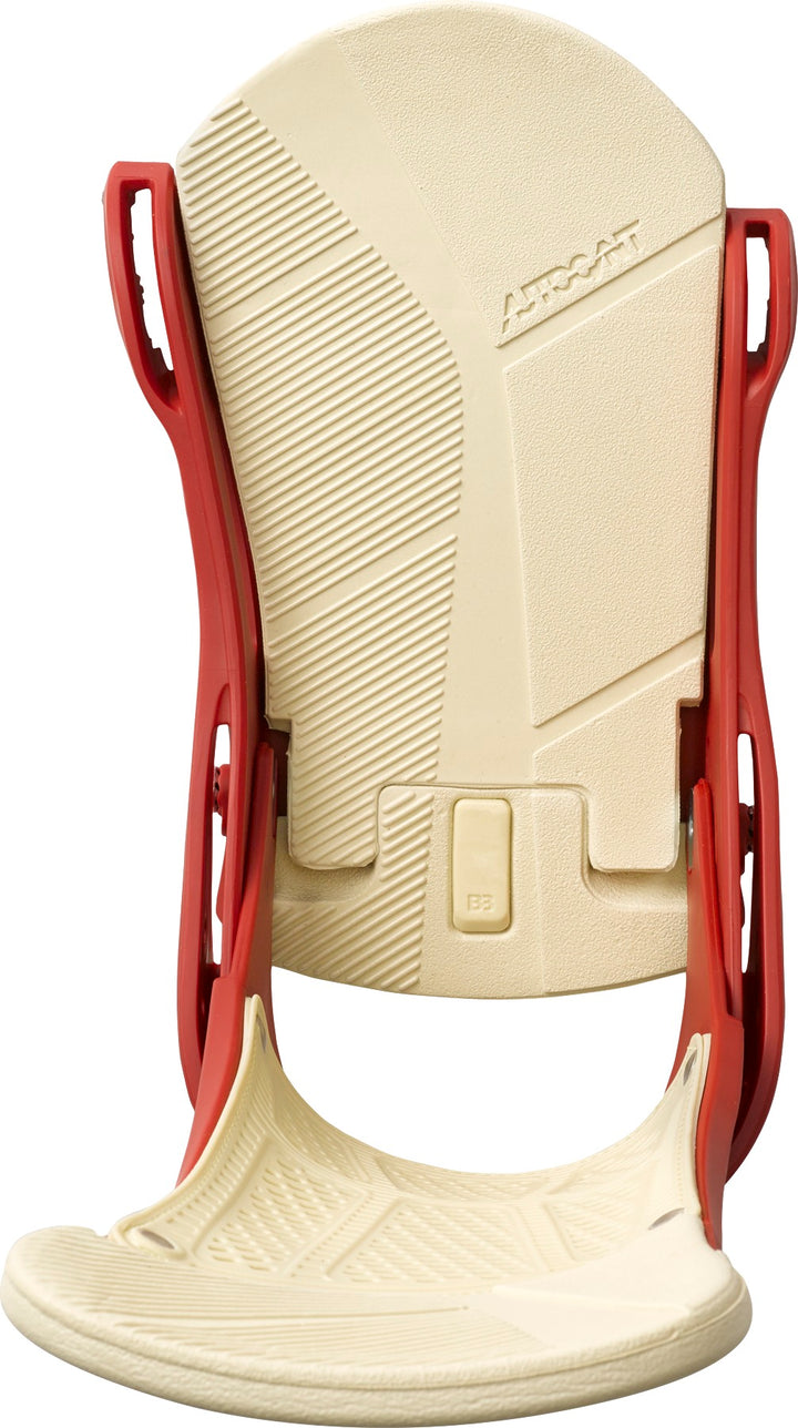 Burton Malavita Snowboard Bindings 2014 Red Wood Top View