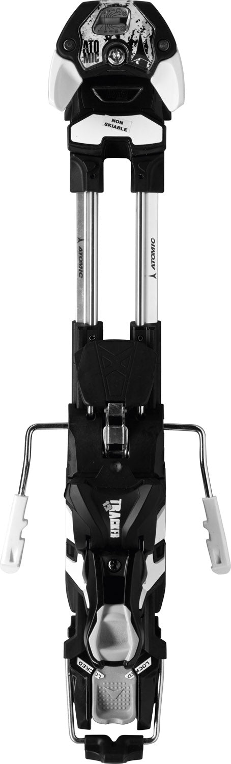 Atomic Tracker 13 Small Ski Bindings 2014 Black/White Top View