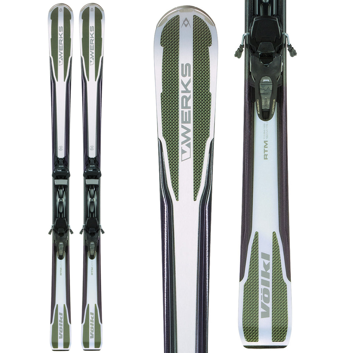 Volkl V-Werks RTM 84 Skis + iPT Wide Ride 12.0 V-Werks Bindings 2015