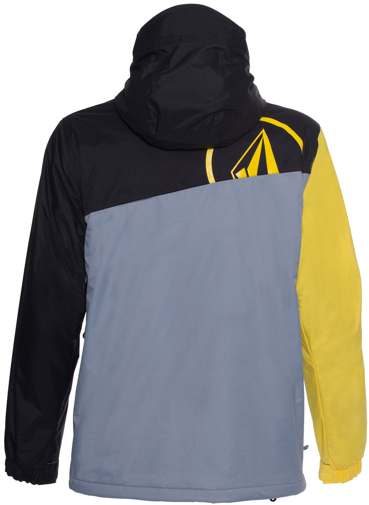 Volcom Shadow Insulated Jacket Yellow Back View