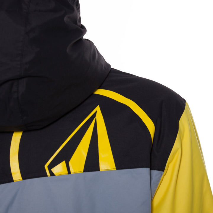 Volcom Shadow Insulated Jacket Yellow Detail 1 View