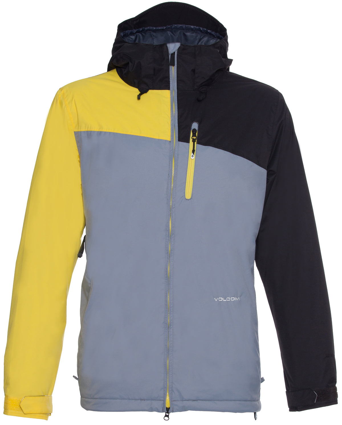 Volcom Shadow Insulated Jacket Yellow Front View