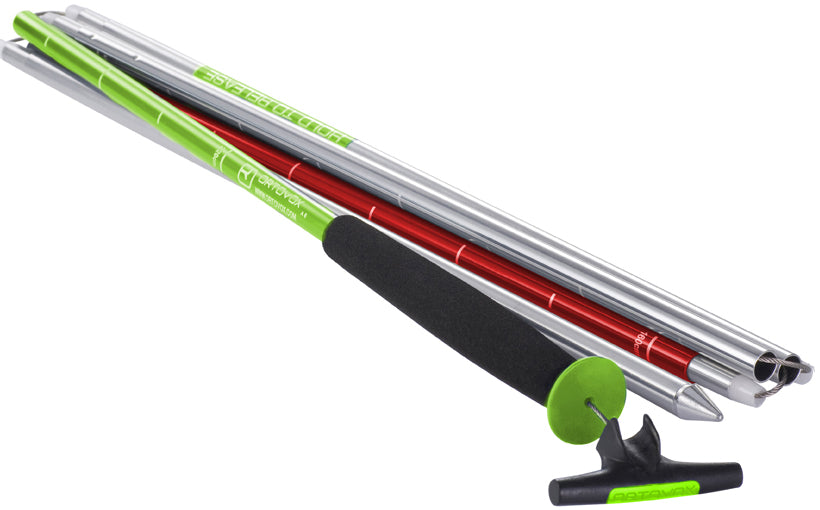 Ortovox 240 HD PFA Avalanche Probe Silver Green