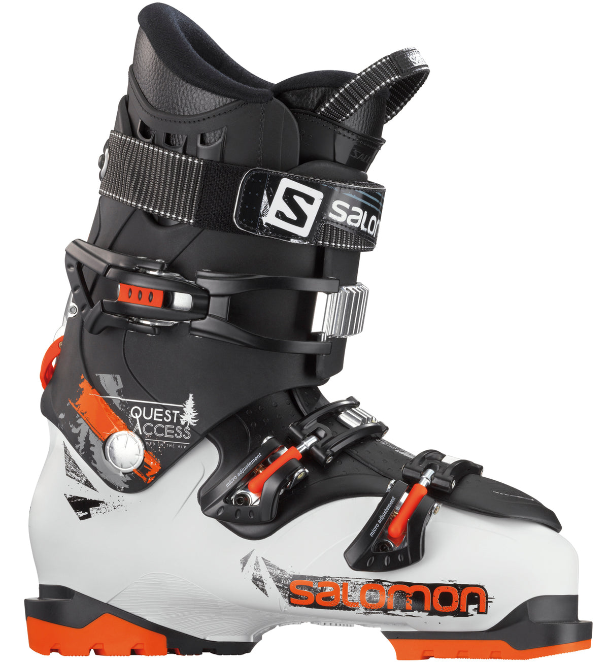Salomon Quest Access 70 T Ski Boots - Boy's 2014 White/Black