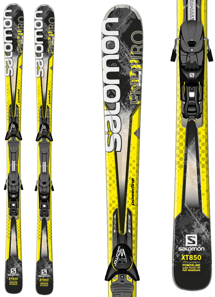 Salomon Enduro XT 850 Skis + Z12 Bindings 2014 Detail 1 View